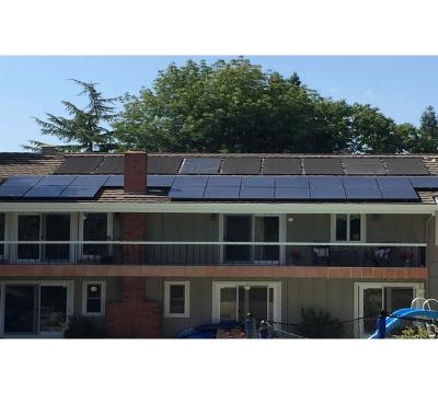 China XRSOLAR Commercial 10k Easy Installation On Grid 10Kw Complete Home Solar Power System Kit for sale