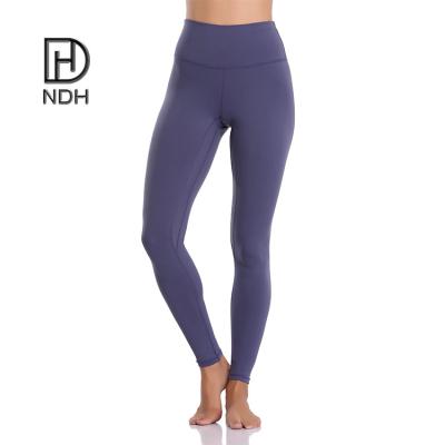 China NEW Breathable 80% Spandex Women Workout Nylon 80% Nylon Gym Wear Yoga Pants Gaiters For High V Waisted Bare Feel With Pockets for sale