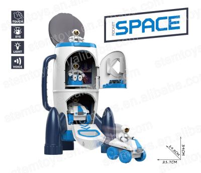 China high quality & Eco-friendly Rocket Astronaut Set Spaceship Toy Aerospace Model Without Rod Light And Healthy Toy Gift For Kid Superdry Elevate Future Thinking for sale