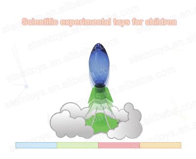 China Show reaction of acid & Alkali Mixed in Water Chemical Hand Made Water Rocket School Educational Toys DIY Superdry Grow Future Stem Thinking Toys for Kids/Students for sale