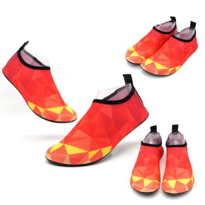 China New original design non-slip beautiful print women's water shoes breathable quick-drying swimming shoes factory direct supply for sale