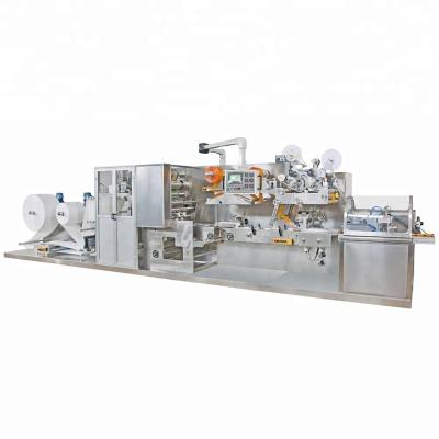 China Single Roll Spunlace DSP - 2070B Full - Automatic Cloth Folding Packing Machine High Speed ​​Wet Wet Pouch Tissue Machine for sale