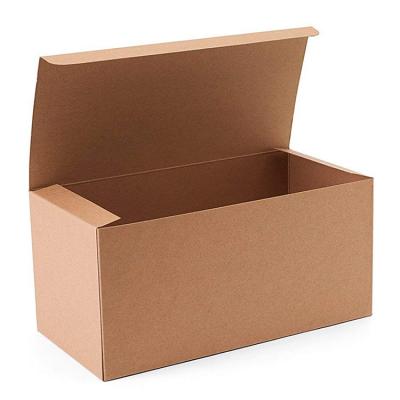 China Recyclable Recycled Gift Box Card Box Custom Kraft Paper Gift Box for sale