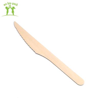 China 165mm Knife ECO-FRIENDLY BBQ Party Knife Disposable Material Non-selected 75% quality 25% wastage ab for sale