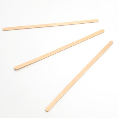 China Eco-friendly Biodegradable Wooden Coffee Stirrers 80*5*1mm Biodegradable Wooden Coffee Tea Wine Drink Individual Packaging for sale