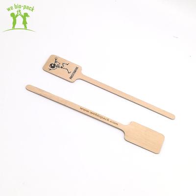 China 155*5*1mm yamazaki viable auchentoshan whiskey wooden tea wine coffee stirrers sticks with square head for sale