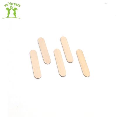 China Eco - Friendly Biodegradable Disposable Wooden Ice Cream Spoon 55mm for sale