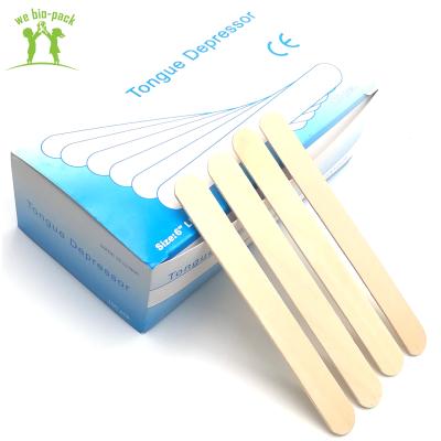 China Biodegradable Eco - Friendly Disposable Natural Healthy Wooden Spatula for sale