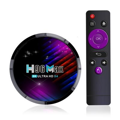 China Hot Selling Android 11.0 Max Android TV Box h96 x4 Amlogic S905x4 OEM/ODM Smart TV Box Better Than X96 Mini Set Top Box for sale