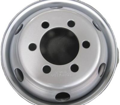 China STEEL WHEEL RIM 19.5X 6.00 DOUBLE 6HOLES X 8.75 PCD222.25MM HINO ISUZU NPR NRR GMC W SERIES WHEEL RIMS for sale