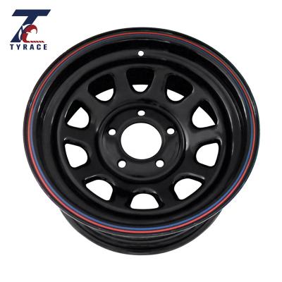 China Land Cruiser Altercation Wheel Steel Rim 17X9 Off Road 4x4 Steel Off Road Wheels for sale