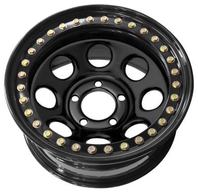 China Real steel beadlock wheels 15x8 rims for sale