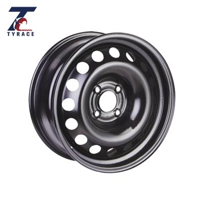 China 15 Inch CITROEN BERLINGO Black Car Wheels Steel Rims PCD 4x108 for sale