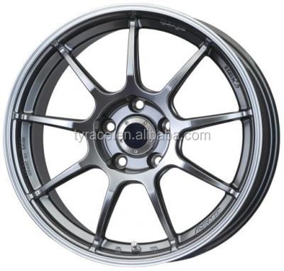 China ALLOY alloy car wheel rims with DOT EEC TUV certificate, machine cut face, machine cut lip, V-CH, chrome, polished. for sale