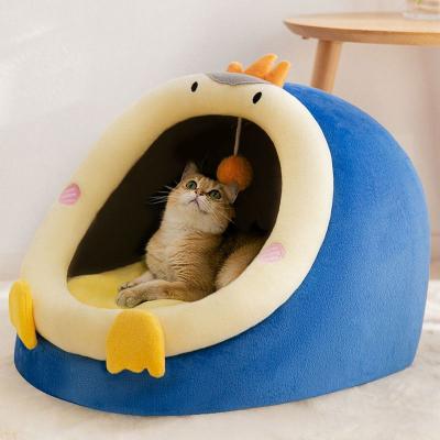 中国 Popular Lovely Cartoon Pet House Design Pet House With Play Drop Ball Mechanical Wash 販売のため