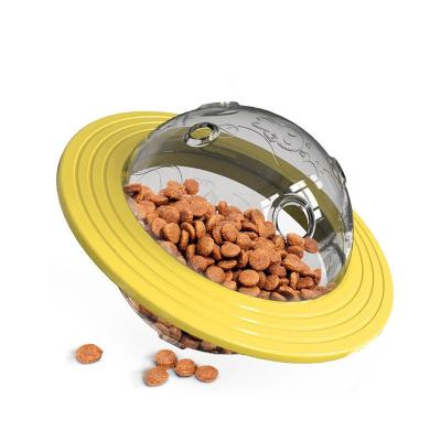 China 4 In 1 Pet Planet Pet Feeder Ball Dog Flying Saucer Outdoor Leaking Slow Dog Feeder Ball for sale