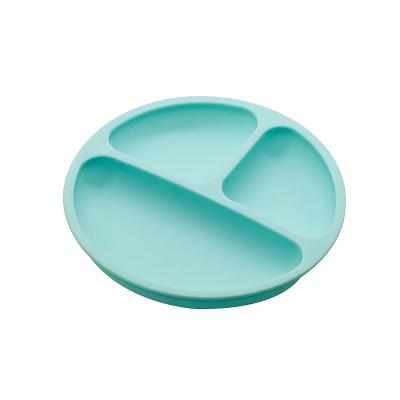 中国 BPA Free Baby Silicone Placemat Bowl,Baby Food Serving Tray,Silicone Kids Plate 販売のため