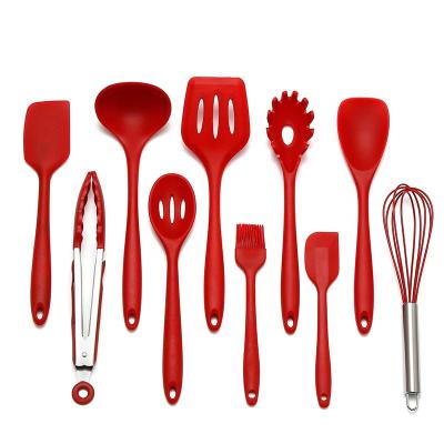 China high quality Non-stick silicone kitchen Cooking Tools utensil and cookware sets of 10 for sale