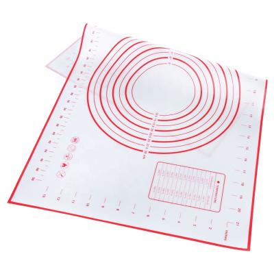 중국 Trending Heat Resistant Pastry Rolling Mat Custom Bbq Grill Non Stick Pasty Mat With Scale 판매용