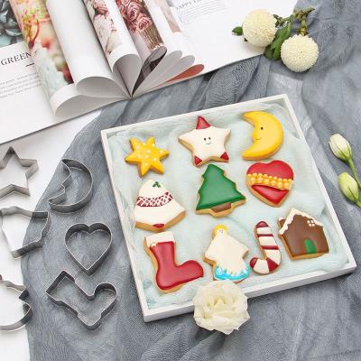 China Snowman Christmas Pastry Baking Accessories For Fondant Dessert Decorating Cookie Tools for sale