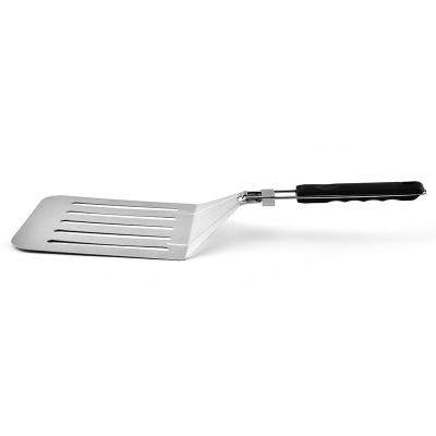 中国 Stainless Steel Kitchen Tool Equipment Pizza Peel Spatula With Foldable Handle Pizza Paddle Shovel 販売のため