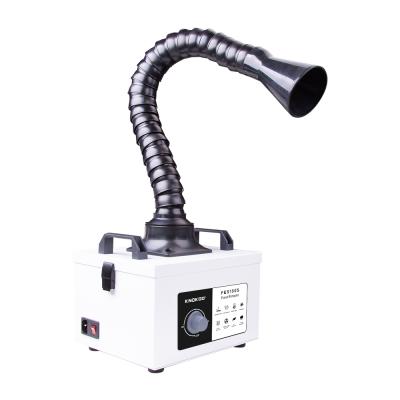 China KNOKOO Hotels Soldering Fume Extractor Machine Smoke Damper for Soldering and Phone Repair etc. for sale