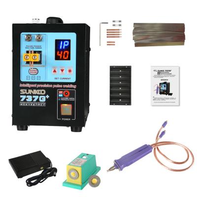 China KNOKOO 737G+ DIY Mini Battery Automatic Spot Welder 18650 Battery Spot Welder Portable Spot Welding Machine for sale