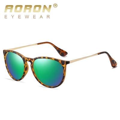 China Fashion Sunglasses Aoron Fashion Eyewear Men's Polarized Sunglasses Round Circle Frames Factory Direct Sale UV400 Sun Shades 4171 for sale