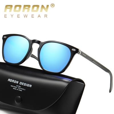 China Fashion Sunglasses Aoron Hot Sale TR90 Square Frame Fashion Shades Designer UV Protection Sunglasses Men Women 2022 Unisex Sun Glasses for sale