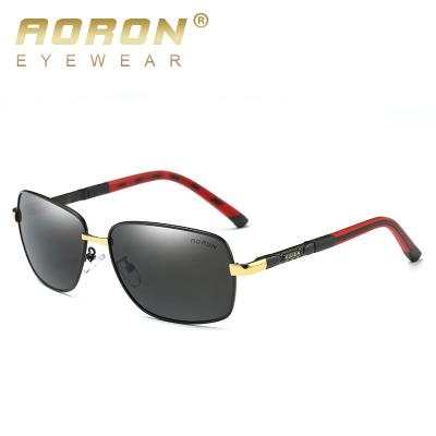 China Rectangle Aoron Top Selling High Quality Small Rectangle Men's Sunglasses Fashion Polarized Sun Glasses For Men 8726 for sale