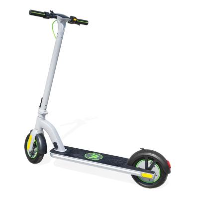 China Cunfon RS350 Unisex Electric Kick Scooter 400W Motor Max Range 50km Long Scooter 15.5 MPH Dual Pneumatic Tire Brakes For Adult for sale