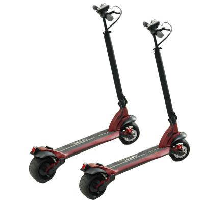 China Cunfon LS500 Unisex Electric Kick Scooter 500W Motor Max Range 50 Kilometer Long Range 40km/h 100mm Dual Tire Ruber Brakes For Adult for sale