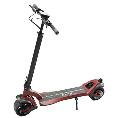 China Cunfon Unisex Street Teens / 500w Battery 500w Battery Scooter 48v 10ah Folding Lock Click Scooter Max Speed ​​40km/h Adult Dual Motor Quick Brake for sale