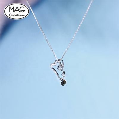 China Wholesale Price Designer Romantic Cupid Collection 18K Rose Gold Natural Diamond Cupid Arrow Pendant for sale