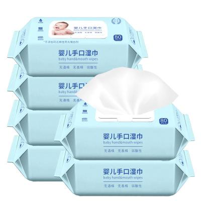 China Wholesale Soft Cozy Unscented Basic Baby Water Good Price Free Samples Facial Wet Paper Supply for sale