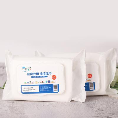 China Gently Comfortable Good Quality Alcohol Free Household Kitchen Cleaning Wet Paper for sale