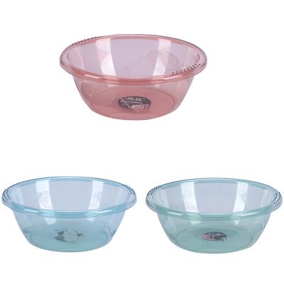 China Food Grade Sustainable Non-Toxic Plastic Round Basin Dish Wash Basin Plastic For Home for sale