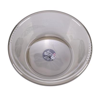 China Factory Wholesale Competitive Price Viable New Round Clear Plastic Basin for sale