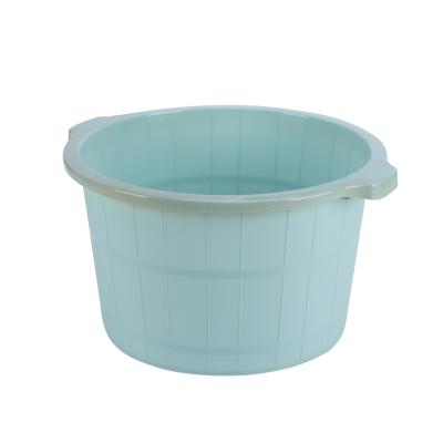 China Cheap Selling Viable Massaging Foot Bath Thickened Basin Heightened Plastic Foot Bath Various Color Round Plastic Basin for sale