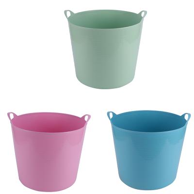 China Factory Hot Sale Large Capacity Children's Bath Bucket Bag Durable Soft Storage Plastic Buckets Viable for sale