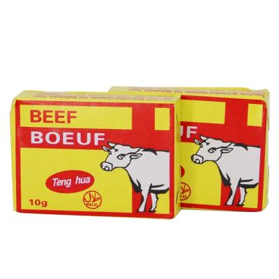 China Dried Halal Super Mixed Stock Cube In Seasoning Cube Beef Bouillon Soup 10g for sale