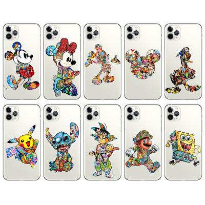 China Shockproof OEM Wholesale Stock Cartoon Funny Cases Soft Touch Animal Tpu Mobile Covers For Fun Phone Case Iphone 12 Pro for Samsung for sale