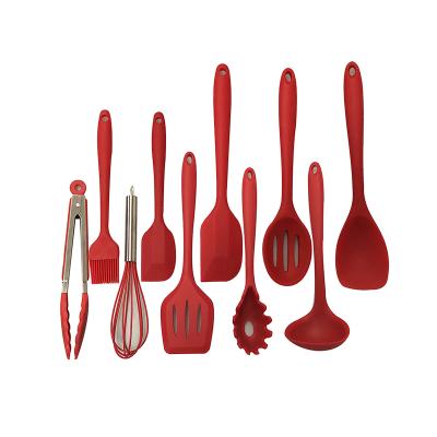 China Minimalist Kitchen Accessories Silicone Kitchen Utensil Set Silicone 10pcs/set Tools by Kitchen Utensil De Cozinh for sale