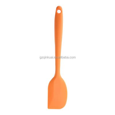 China Kitchen Disposable Safe Heat Resistant Utensil Scraper Silicone Spatula High Level Non-Stick Scraper for sale