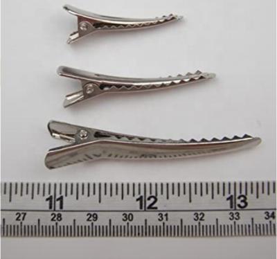 China Single Hair Accessary 50pcs Metal Fork Alligator Hair Clip Size 35mm for sale