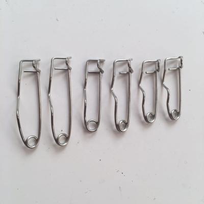 China 100PCS Per Bag 32mm 32mm Size Pin Crimped Back Bar Safety Pin 32mm for sale