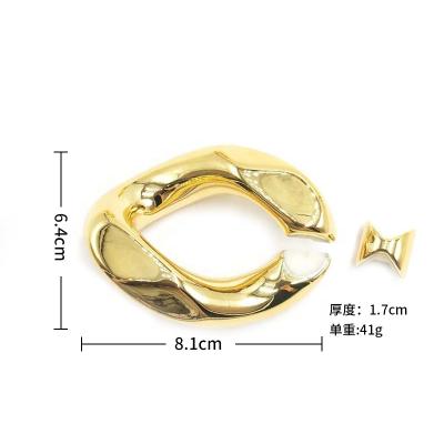 China ABS New Custom Design Material ABS Big Plastic Clasp Accessory Shoes Parts Buckle for sale