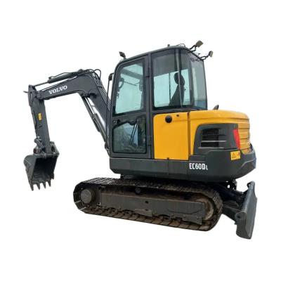 China HOT SALE Preferred Multifuction PriceVOLVO EC60D 6 Ton Mini Used Excavator VOLVO EC60D no oil leak maintenance excellent for sale