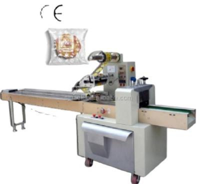 China Horizontal Flow Food Automatic Baby Diaper Cloths Tissue Paper Pillow Type Wet Packing Machine for sale