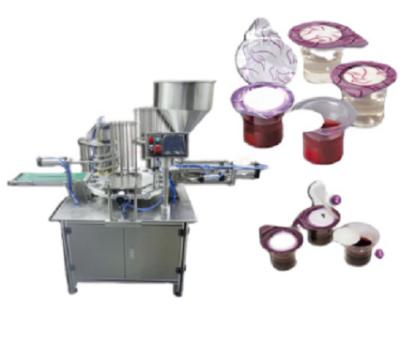 China Automatic Coffee Capsule Food Cappuccino Filling And Sealing Machine for sale